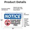 Signmission Please Keep This Office Fragrance Free Sign With Symbol, 14 in W x Rectangle, Vinyl Decal OS-2PACK-NS-D-1014-L-17499 - alternate 5